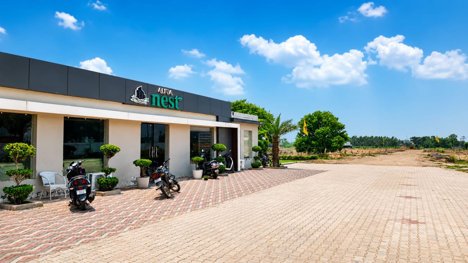 Aura Nest developed site & on-site sales office
